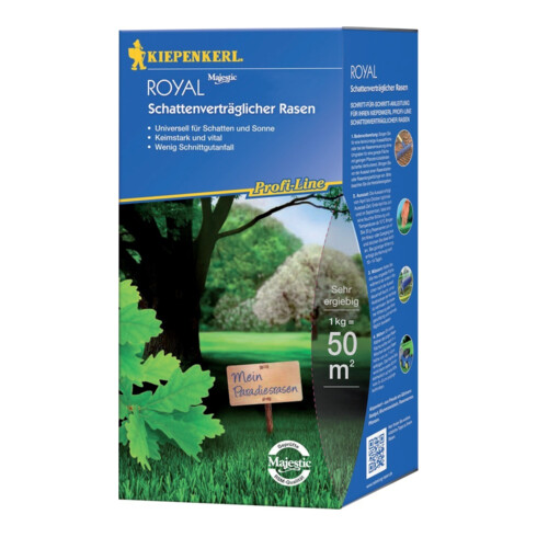 Kiepenkerl Gazon professionnel Royal tolérant à l'ombre 1 kg