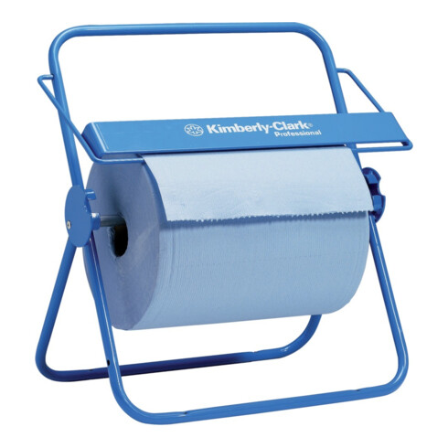 KIMBERLY-CLARK PROFESSIONAL Support mural pour grande bobine métal bleu