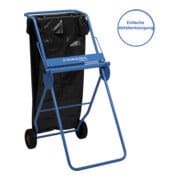 Kimberly-Clark Professional Wischtuchspender mobiler Papiertuch Spender, Blau-2