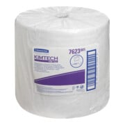 Kimtech Pure Reinigungstücher, 1 Rolle mit 600 weißen, 1-lagigen Tüchern