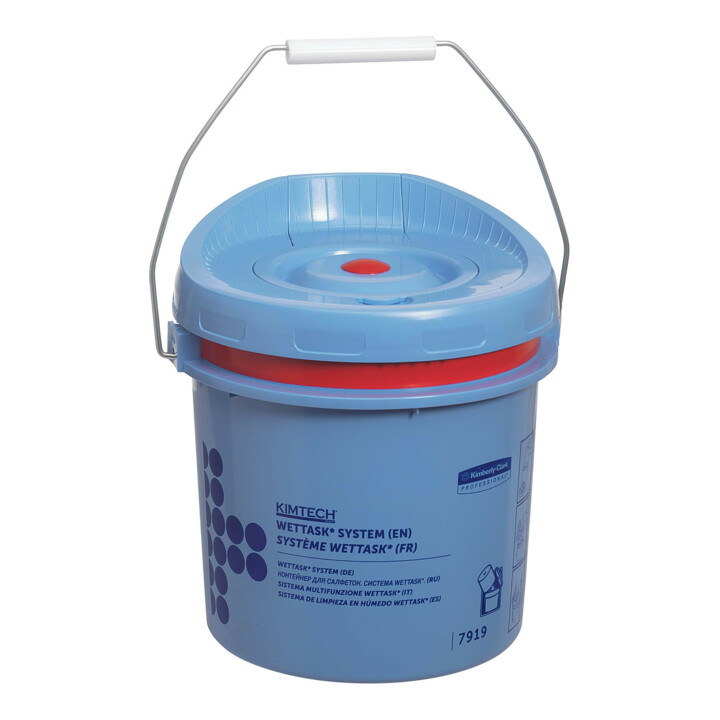 Kimtech Wettask Rollenspendereimer, 4 x blaue Spendereimer