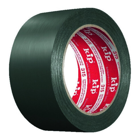 Kip 315 Ruban de protection PVC – lisse vert 50 mm x 33 m