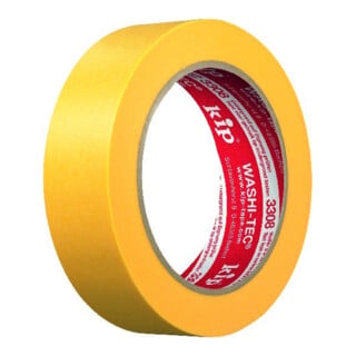 Kip 3308 WASHI-TEC® PREMIUM PLUS - gelb Goldkrepp® 30mmx50m