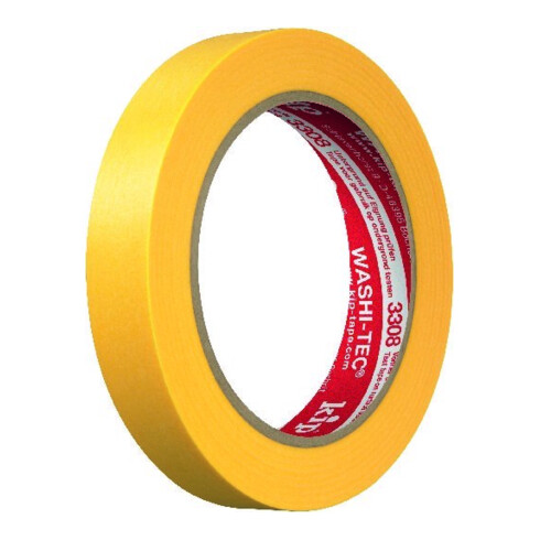 Kip 3308 WASHI-TEC® PREMIUM PLUS - jaune Goldkrepp® 18mmx50m