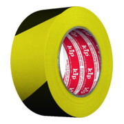 Kip 3824 Ruban de signalisation tissu jaune/noir 48mmx33m