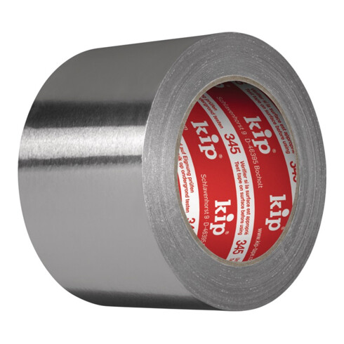 Kip Aluminiumklebeband DIN 4102 B1 Länge 100m Breite 100mm Alu-Folie