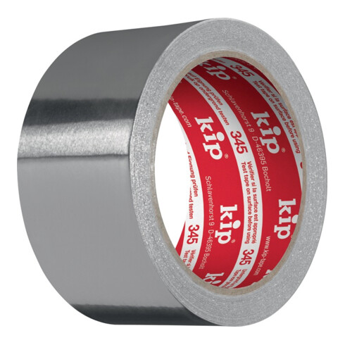 Kip Aluminiumklebeband DIN 4102 B1 Länge 25m Breite 50mm Alu-Folie