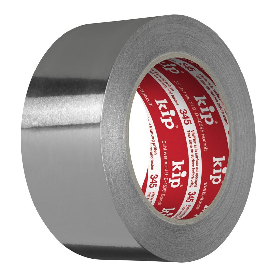 Kip Aluminiumklebeband DIN 4102 B1 Länge 50m Breite 50mm Alu-Folie