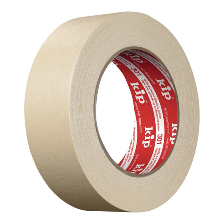 Kip Feinkrepp 301 Extra leicht gekreppt natur L.50m B.48mm Rl.