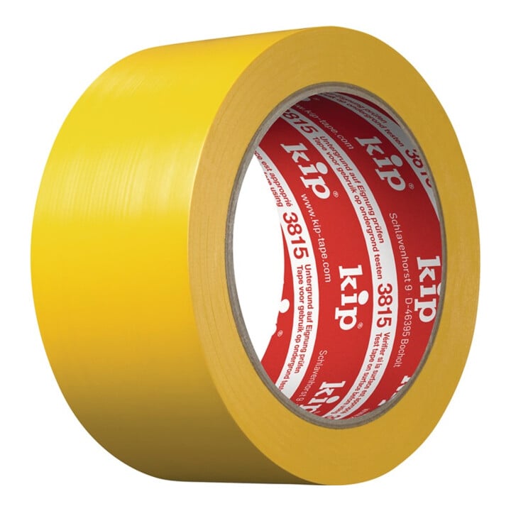 Kip PVC Schutzband 3815 gelb L.33m B.50mm Rl.