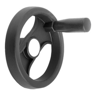 KIPP 2-spaaks handwiel D1=99 passing D2=10H7 polyamide