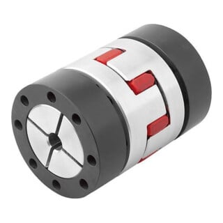 KIPP Accouplement à griffes en élastomère avec moyeu conique, bague de serrage, taille 24 D1 20 D2 20 L 78