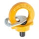 KIPP Anneau à vis rotatif M16 acier jaune avec clé hexagonale noire