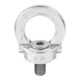 KIPP Anneau de levage rotatif M12 x 18 acier inoxydable 1.4462 brut