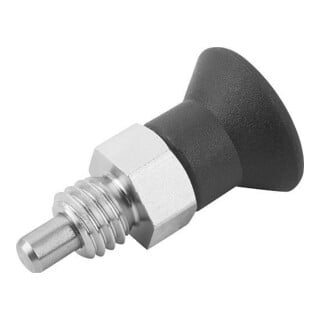 KIPP Arretierbolzen ECO kurze Variante Gr. 9 D1=M06x0,75 D=3