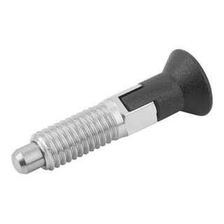 KIPP Arretierbolzen ECO M10 6mm Form C Stahl Kontermutter