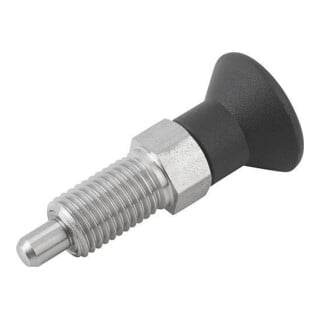 KIPP Arretierbolzen GR.1 M10x1 D5 Form A ohne Rastnut Kontermutter M.