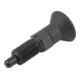 KIPP Arretierbolzen GR.1 M10x1 D5 Form A ohne Rastnut Kontermutter M.