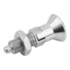 KIPP Arretierbolzen GR.1 M10x1 D5 Form D Rastnut Kontermutter