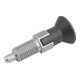 KIPP Arretierbolzen GR.2 M12 x 1,5 6mm Form C mit Rastnut ohne Kontermutter