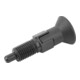 KIPP Arretierbolzen GR.2 M12 x 1,5 6mm Form C mit Rastnut ohne Kontermutter