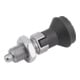 KIPP Arretierbolzen GR.3 M16x1,5 D8 Form D mit Rastnut Edelstahl