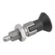 KIPP Arretierbolzen GR.3 M16x1,5 D8 Form D mit Rastnut Kontermutter M.