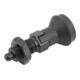 KIPP Arretierbolzen GR.4 D1=M20X1,5 D=10 Form D mit Rastnut Kontermutter Stahl