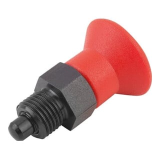 KIPP Arretierbolzen Gr.4 M20x1,5 D10 Form A ohne Rastnut Kontermutter