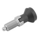 KIPP Arretierbolzen GR.4 M20x1,5 D10 Form C mit Rastnut ohne Kontermutter E