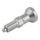 KIPP Arretierbolzen GR.5 D1=M24X2 D=16 Form A Rastnut Kontermutter