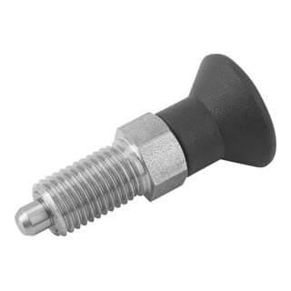 KIPP Arretierbolzen GR.5 D1=M24X2 D=16 Form A Rastnut Kontermutter