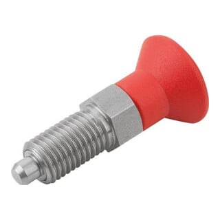 KIPP Arretierbolzen GR.5 D1=M24X2 D=16 Form A Rastnut Kontermutter