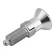 KIPP Arretierbolzen GR.5 D1=M24X2 D=16 Form C M. Rastnut O. Kontermutter