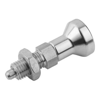 KIPP Arretierbolzen GR.5 M24x2 Ø16 Form B mit Kontermutter