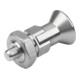 KIPP Arretierbolzen kurze Ausführung GR.3 D1=M16X1,5 D=8 Form D Rastnut Ko.