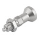 KIPP Arretierbolzen M10 x 5 mm Form B O. Rastnut mit Kontermutter