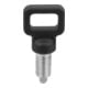 KIPP Arretierbolzen M12 6mm Form C Rastnut Kontermutter