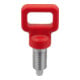 KIPP Arretierbolzen M12 6mm Form C Rastnut Kontermutter