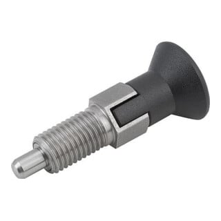 KIPP Arretierbolzen M16x1,5 D8 Form C mit Rastnut ohne Kontermutter