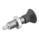 KIPP Arretierbolzen M16x1,5 Form H Edelstahl ungehärtet Gr. 3