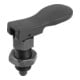 KIPP Arretierbolzen M20x1,5 D10 Form B mit Exzentergriff Kontermutter