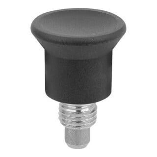 KIPP Arretierbolzen Mini M08x1 Ø5mm S5 Form A Rastnut Kontermutter