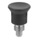 KIPP Arretierbolzen Mini M10x1 Ø5 S5 Form A O. Rastnut O. Kontermutter E.