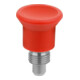 KIPP Arretierbolzen Mini M10x1 Ø5 S5 Form A O. Rastnut O. Kontermutter E.