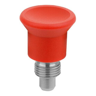 KIPP Arretierbolzen Mini M16x1,5 Ø8 S8 Form A Rastnut Kontermutter