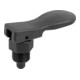 KIPP Arretierbolzen mit Exzentergriff M12x1,5 D6 kurze Ausführung Gr. 2
