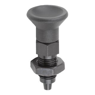 KIPP Arretierbolzen Premium M. konischem Arretierstift Gr. 2 M12x1,5 Ø 6mm