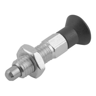 KIPP Arretierpen ECO GR.0 M08 D4 Vorm B staal met borgmoer