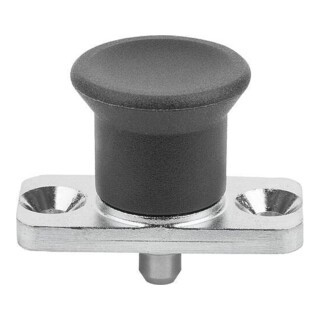 KIPP Arretierpen Mini met schroefflens D=4 Vorm C